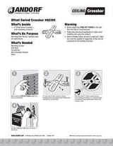 Jandorf 60205 Swivel Crossbar, Offset, Zinc