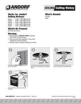 Jandorf 60237 Ceiling Hickey, Specifications: 1/8 IP x 1/4 IP Thread, Zinc, For: Mounting Drop Fixtures