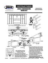 Johnson Hardware 2050PLBG Heavy-Duty Converging Door Kit, For: 2000, 2060 Series Pocket Door Frames