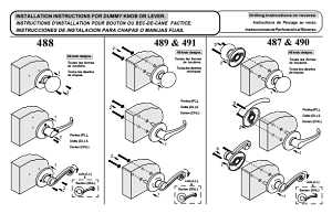 Kwikset 488DNL 11P Half Inactive Dummy Lever, Venetian Bronze, Zinc, Residential, Reversible Hand, 3 Grade