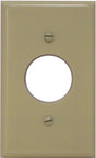 Leviton 86004 Wallplate, 4-1/2 in L, 2-3/4 in W, Standard, 1-Gang, Thermoset Plastic, Ivory, Smooth, Device Mounting