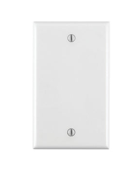 Leviton 001-88014-000 Wallplate, 4-1/2 in L, 2-3/4 in W, 0.22 in Thick, 1 -Gang, Thermoset Plastic, White, Smooth