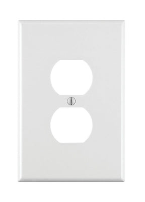 Leviton 88103 Wallplate, Oversized, 3-1/2 in L, 5-1/4 in W, 1-Gang, Thermoset Plastic, White