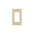 Decora 80401-I Wallplate, 4-1/2 in L, 2-3/4 in W, 1-Gang, Thermoset Plastic, Ivory, Smooth