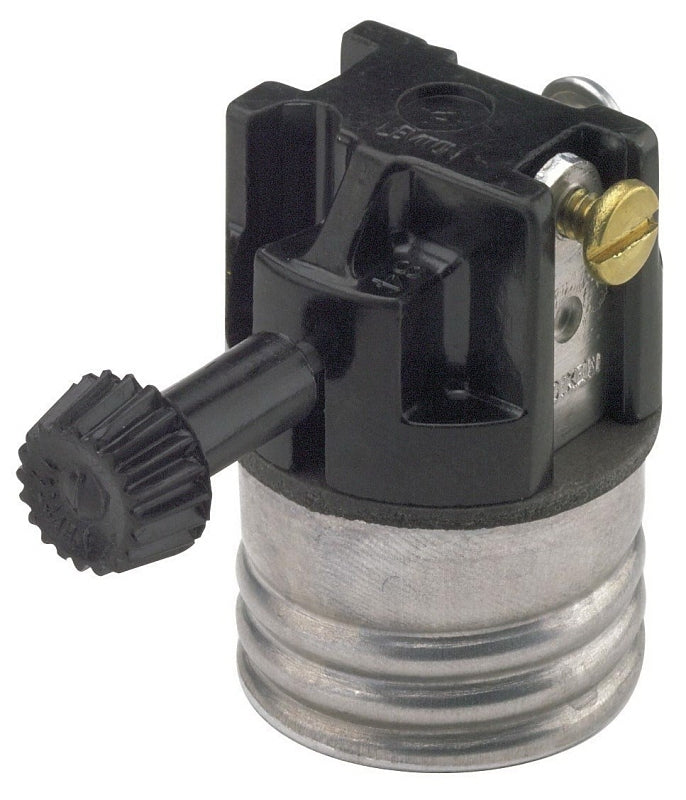 Leviton 028-7090-M Lamp Holder, 2-Circuit, 3-Way, 250 V, 250 W, Phenolic Housing Material