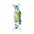 Leviton 1451-2I Switch, 15 A, 120 V, 2-Position, Push-In Terminal, Thermoplastic Housing Material, Ivory