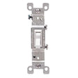 Leviton M24-01451-2WM Series Switch, White, 15 A, 120 V, Toggle Actuator, Thermoplastic Housing Material