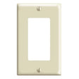 Decora 80401-M25-IMP Wallplate Pack, 4-1/2 in L, 2-3/4 in W, 1-Gang, Plastic, Ivory, Smooth