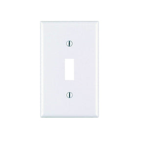 Leviton M56-78001-TMP Wallplate, Standard-Size, 4-1/2 in L, 2-3/4 in W, 1-Gang, Thermoset, Light Almond