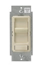 Leviton R68-06674-P0T Slide Dimmer, 120 V, 600/150 W, CFL, Incandescent, LED Lamp, 3-Way, Light Almond