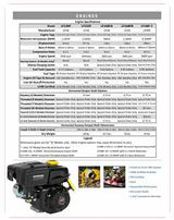 Lifan LF168F-2B Overhead Valve Engine, Octane Gas, 196 cc Engine Displacement, 4-Stroke OHV Engine, 2.28 in L Shaft