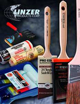 Linzer 3179-SP Paint Brush, 4 in W, 3-1/2 in L Bristle, Sash Handle