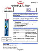Loctite PL 1390603 Project Construction Adhesive, Tan, 10 oz Cartridge