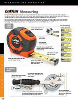 Crescent Lufkin Autolock 700 Series AL725N Tape Measure, 25 ft L Blade, 1 in W Blade, ABS Case, Orange Case