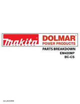 Makita EM403MP/EM400MP Brushcutter Attachment, Steel, For: Makita Couple Shaft Power Heads