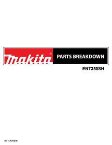 Makita MM4 EN7350SH Hedge Trimmer, Unleaded Gas, 25.4 cc Engine Displacement, 4-Stroke Engine, 20 in Blade