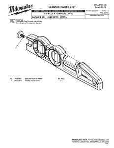 Milwaukee 48-22-5210 Torpedo Level, 10 in L, 3-Vial, Magnetic, Aluminum, Red