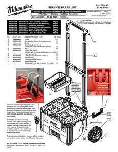 Milwaukee PACKOUT 48-22-8425 Tool Box, 100 lb, Polymer, Red, 22.1 in L x 16.1 in W x 11.3 in H Outside