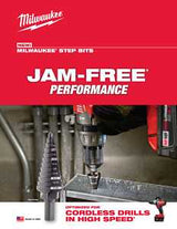 Milwaukee 48-89-9221 Step Drill Bit Set, Dual Flute, 3-Piece, HSS, Black Oxide