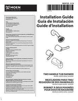 Moen Adler Series 82602 Tub and Shower Set, 1.75 gpm Showerhead, 1 Spray Settings, Diverter Tub Spout, 2-Handle