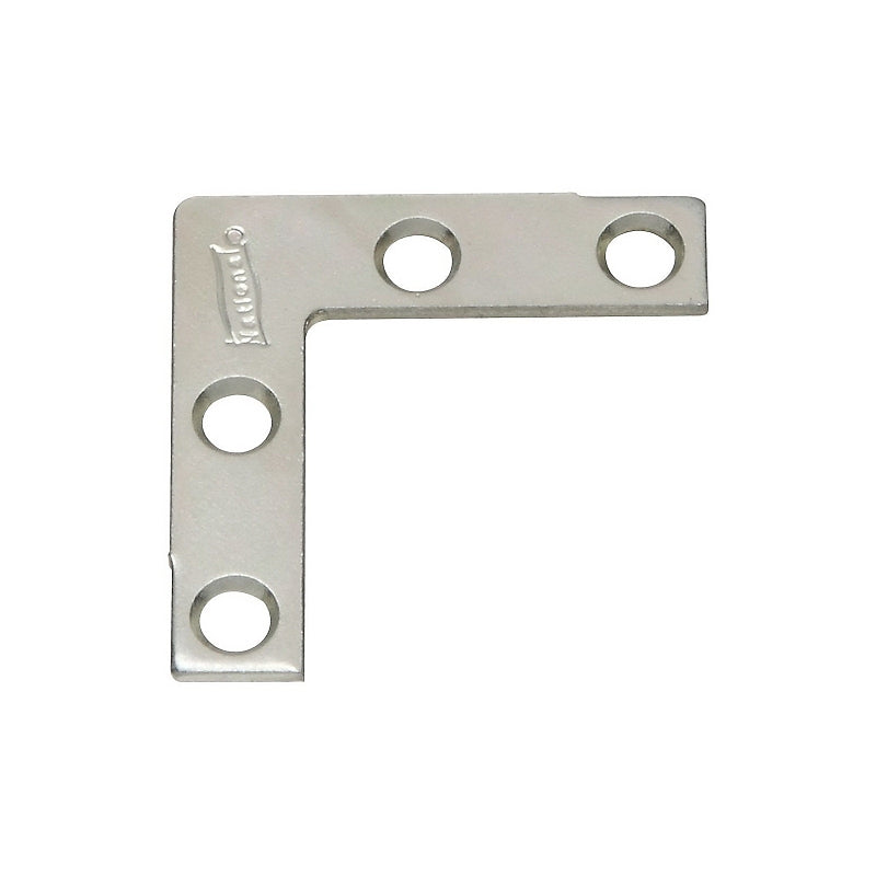 National Hardware V117 Series N113-795 Corner Brace, 1-1/2 in L, 3/8 in W, 1-1/2 in H, Steel, Zinc