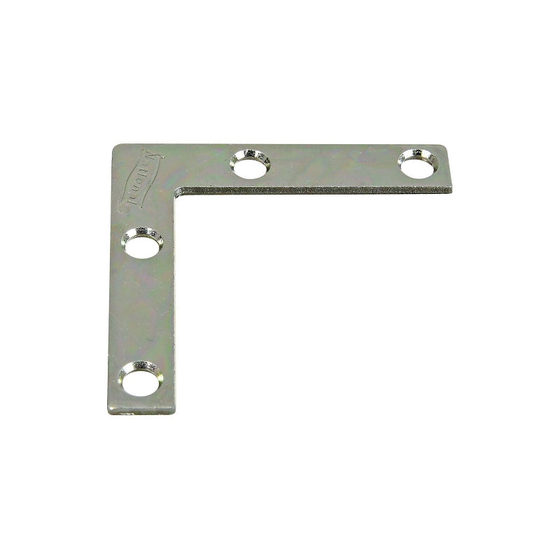 National Hardware V117 Series N113-845 Corner Brace, 2 in L, 3/8 in W, 2 in H, Steel, Zinc, 0.07 in Thick Material