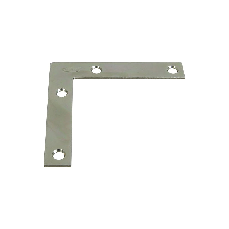 National Hardware V117 Series N114-025 Corner Brace, 3-1/2 in L, 5/8 in W, 3-1/2 in H, Steel, Zinc