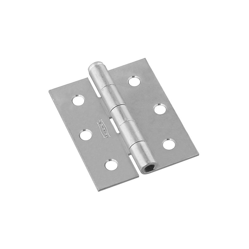 National Hardware N115-519 Screen/Storm Door Hinge, 3 in W Frame Leaf, 0.08 in Thick Frame Leaf, Steel, Zinc, Surface