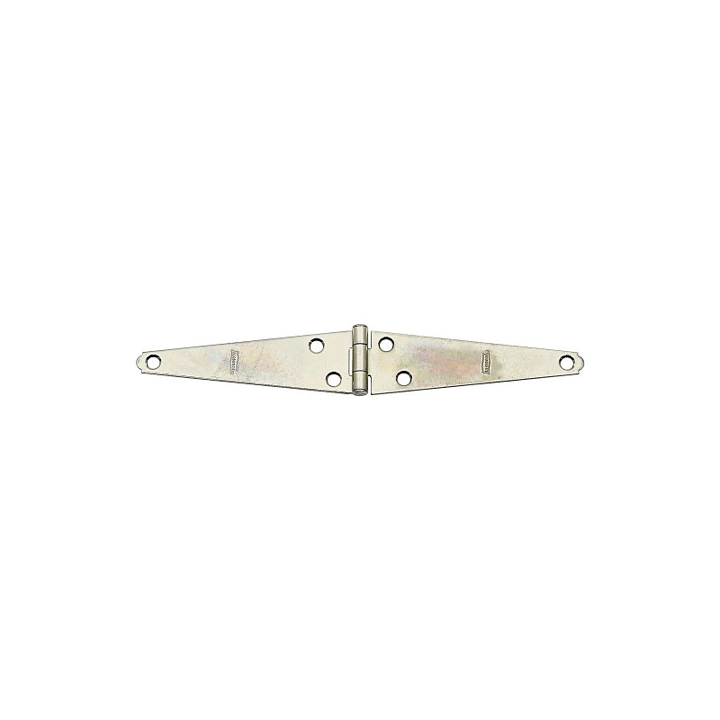 National Hardware N127-605 Strap Hinge, 4.81 in H Door Leaf, 4.81 in, 0.072 in Thick Leaf, 1-1/2 in W Frame Leaf, Steel