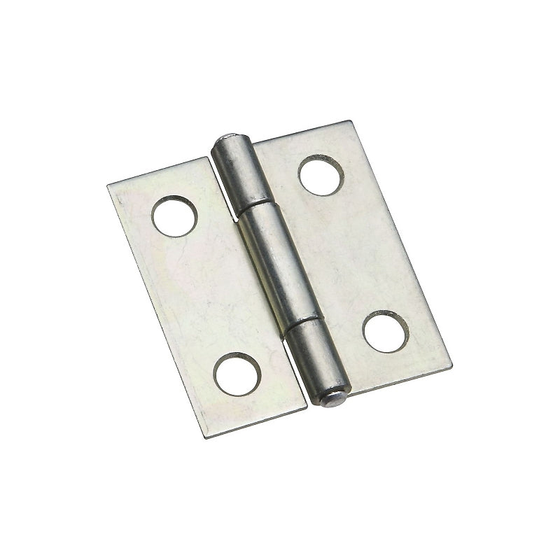 National Hardware N146-043 Narrow Hinge, 1-1/2 in W Frame Leaf, 0.045 in Thick Frame Leaf, Aluminum/Steel, Zinc, 7 lb