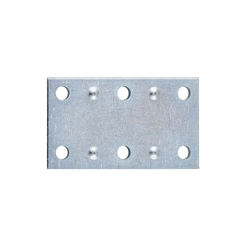 National Hardware N220-103 Mending Brace, 2-1/2 in L, 1-3/8 in W, 0.07 in, Steel, Zinc, Screw
