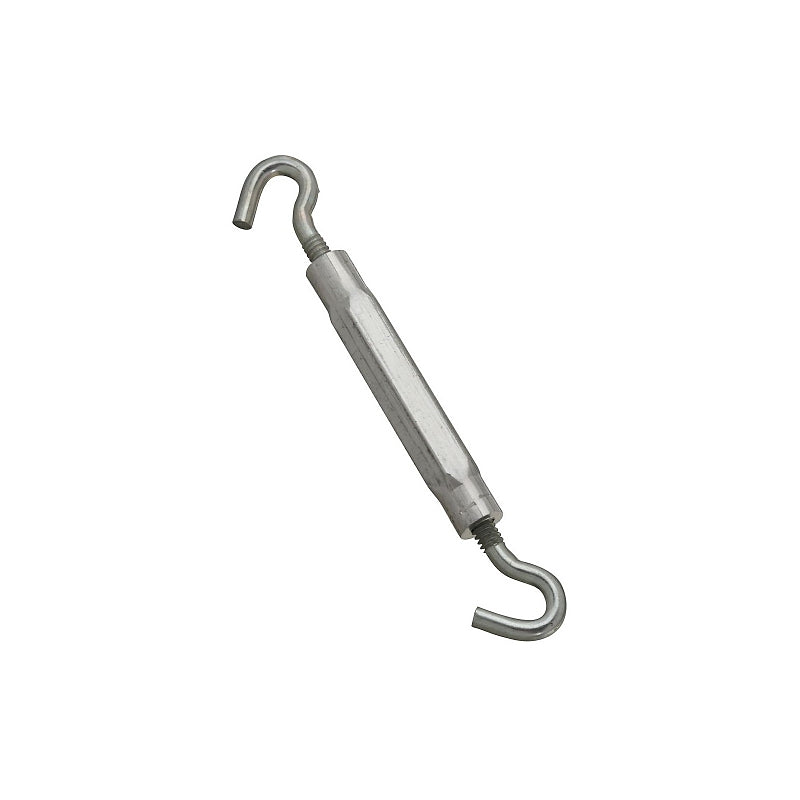 National Hardware 2174BC Series N221-986 Turnbuckle, 45 lb Working Load, #10-24 Thread, Hook, 5-1/2 in L Take-Up