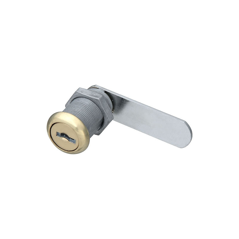 National Hardware VKA825 Series N239-194 Utility Lock, Keyed Lock, Y13 Yale, B1 Cole Keyway, Steel/Zinc, Brass