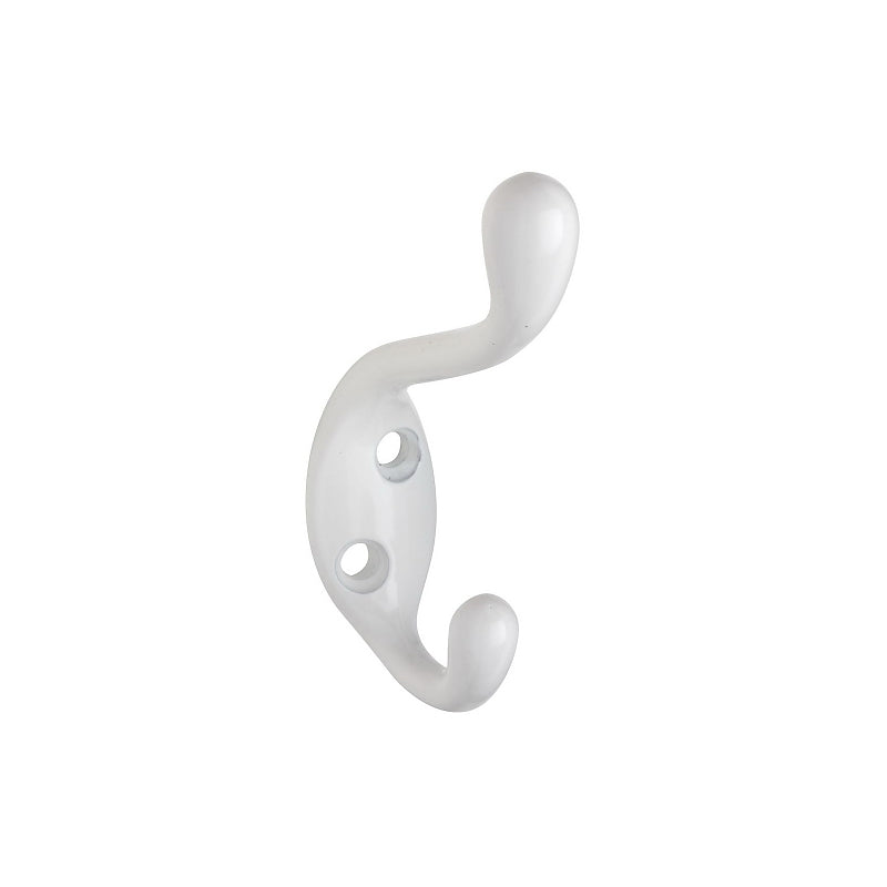 National Hardware V166 Series N266-049 Coat and Hat Hook, 75 lb, Zinc