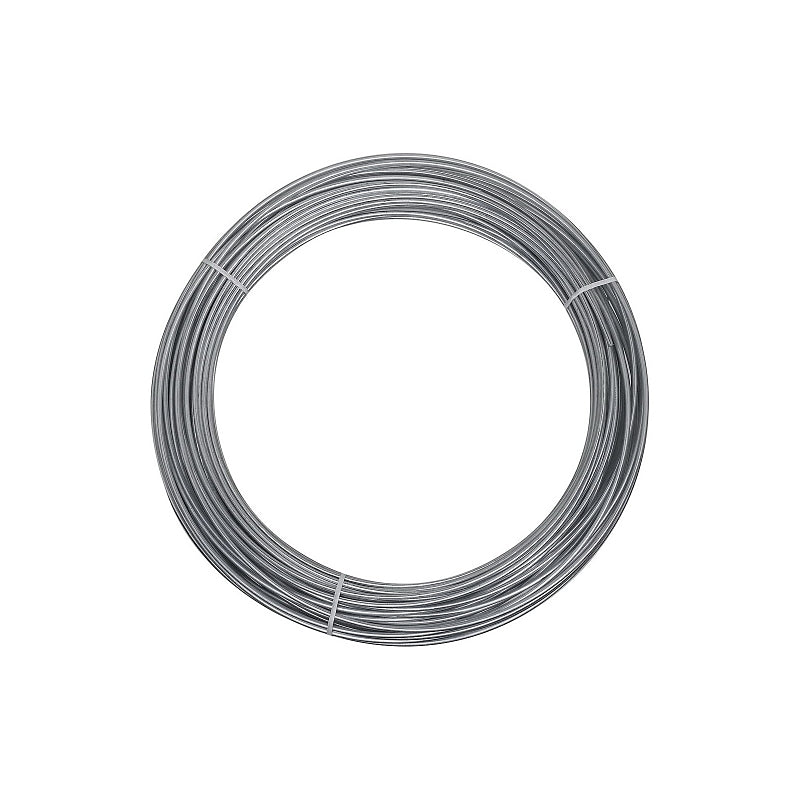 National Hardware 2568BC Series N266-973 Wire, 0.1055 in Dia, 100 ft L, 12 ga, 300 lb Working Load, Galvanized Steel