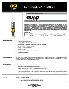 OSI QUAD MAX 1868684 Sealant, White, -14 to 158 deg F, 9.5 oz Cartridge
