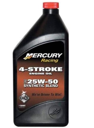 4-Stroke Synthetic Blend FC-W Outboard Oil, 25W-50 1L @6, Pack of 6