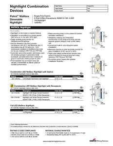 Eaton Cooper Wiring Patrol Series 7737W-K Night Light, 120 V, 1 W, 3-Lamp, LED Lamp, White Light, 140 Lumens