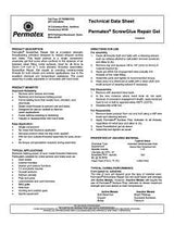 Permatex 28205 Repair Glue, Gel, Blue, 5 g, Tube
