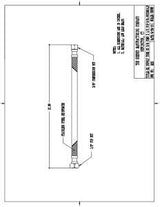 Plumb Pak EZ Series PP23801LF Sink Supply Tube, 3/8 in Inlet, Compression Inlet, 1/2 in Outlet, FIP Outlet, 12 in L