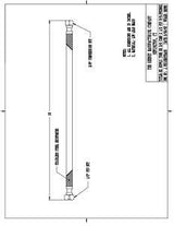 Plumb Pak EZ Series PP23802 Sink Supply Tube, 16 in L, 3/8 in Inlet, Compression Inlet, 1/2 in Outlet, FIP Outlet