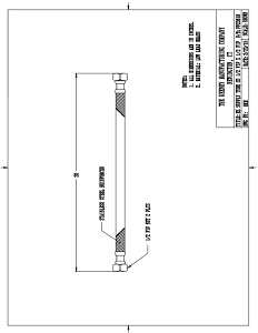 Plumb Pak EZ Series PP23818 Sink Supply Tube, 20 in L, 1/2 in Inlet, FIP Inlet, 1/2 in Outlet, FIP Outlet
