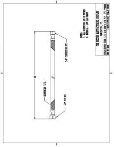 Plumb Pak EZ Series PP23863 Sink Supply Tube, 3/8 in Inlet, Compression Inlet, 1/2 in Outlet, FIP Outlet, Vinyl Tubing