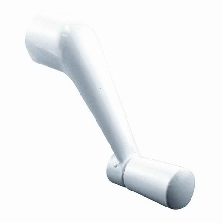 Prime-Line H 3712 Crank Handle, 2-11/16 in Projection, White, Zinc
