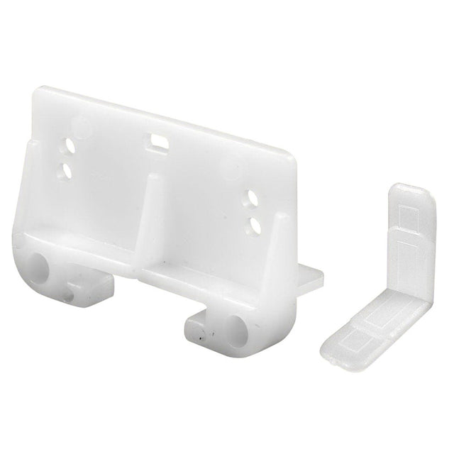 Prime-Line R 7128 Drawer Track Guide Kit, 2-1/2 in L x 1-5/16 in W Dimensions, For: 3/32 x 1-1/4 in Track, Plastic