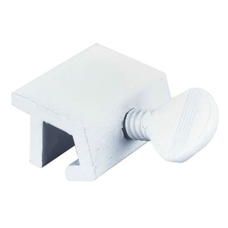 Prime-Line U 9982 Sliding Window Lock, 29/64 in H x 1 in W Backplate, 1-5/16 in L Handle, Aluminum, Painted