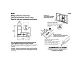 Prime-Line B 569 Screen Door Corner Insert, Zinc