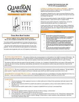 Guardian Fall Protection 00420 Truss Boss Kit, Galvanized Steel, Zinc
