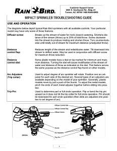 Rain Bird 35ADJTNTB Impact Sprinkler, 3/4 in Connection, Full/Part Circle, Brass/Bronze/Stainless Steel