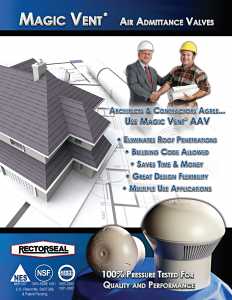 Rectorseal 97400 Micro Size Air Admittance Valve with Tape, 1-1/2 in Connection, Female Threaded